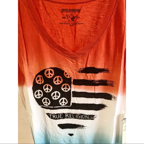 TRUE RELIGION AMERICAN HEART T-SHIRT SZ M - Picture 3 of 7
